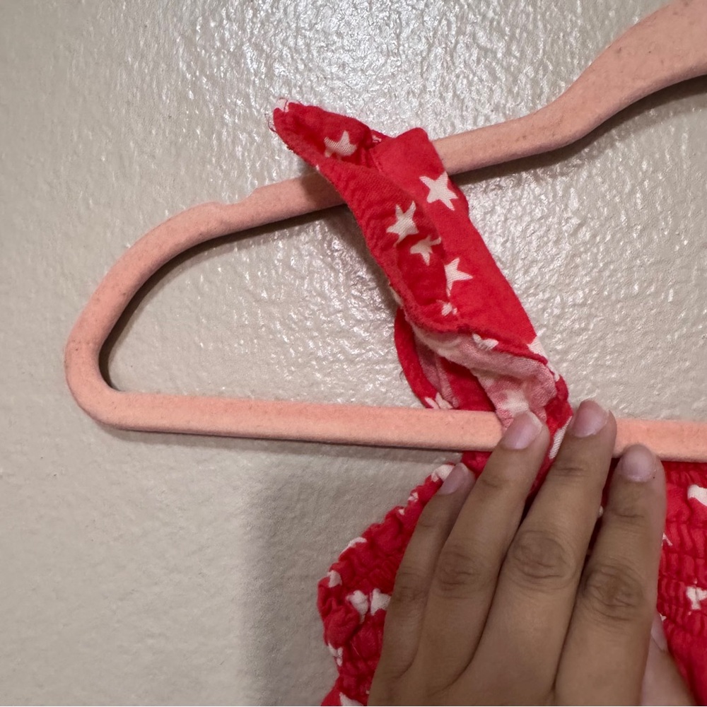 Cat & Jack Red Star Tank Top - Picture 4 of 7